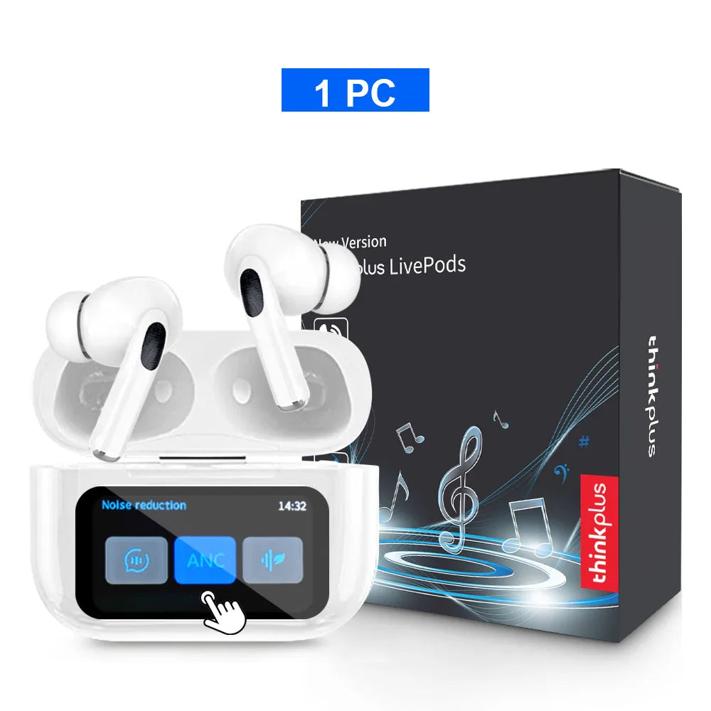 Original  Wireless Bluetooth Earphones ANC Noise Reduction Earbuds HD Mic Call Gamer Headsets LED Touch Screen Control