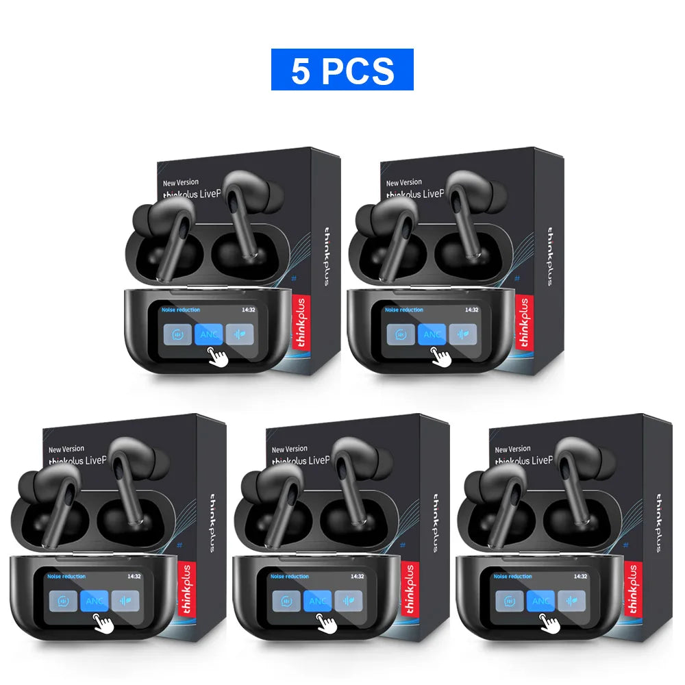 Original  Wireless Bluetooth Earphones ANC Noise Reduction Earbuds HD Mic Call Gamer Headsets LED Touch Screen Control