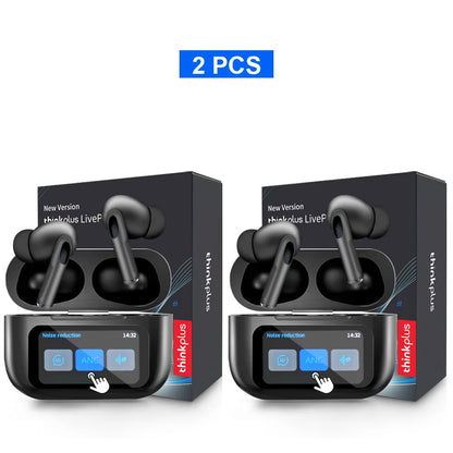 Original  Wireless Bluetooth Earphones ANC Noise Reduction Earbuds HD Mic Call Gamer Headsets LED Touch Screen Control
