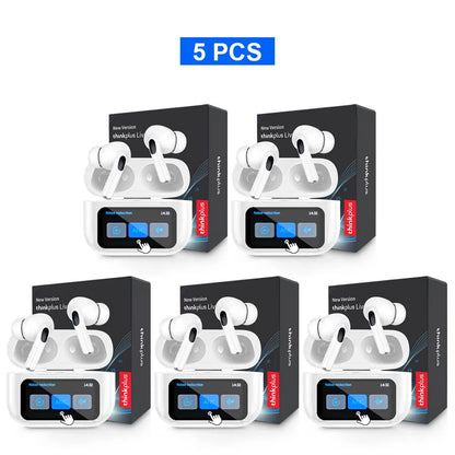 Original  Wireless Bluetooth Earphones ANC Noise Reduction Earbuds HD Mic Call Gamer Headsets LED Touch Screen Control