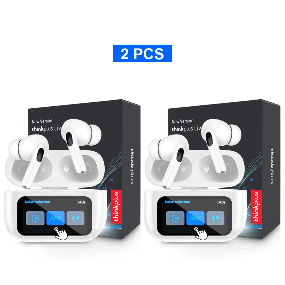 Original  Wireless Bluetooth Earphones ANC Noise Reduction Earbuds HD Mic Call Gamer Headsets LED Touch Screen Control