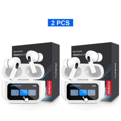Original  Wireless Bluetooth Earphones ANC Noise Reduction Earbuds HD Mic Call Gamer Headsets LED Touch Screen Control