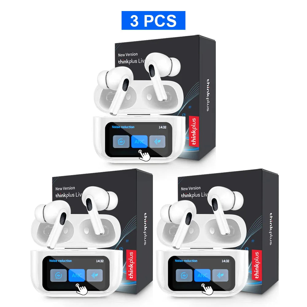 Original  Wireless Bluetooth Earphones ANC Noise Reduction Earbuds HD Mic Call Gamer Headsets LED Touch Screen Control