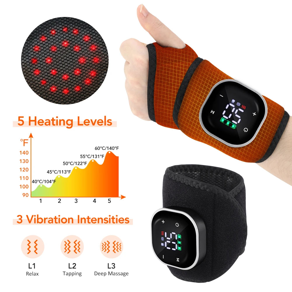 Electric Foot and Hand Massager Can Vibrate and Heat the Ankles and Ankles, and the Bracket Joints Are Portable, Which Can Relax